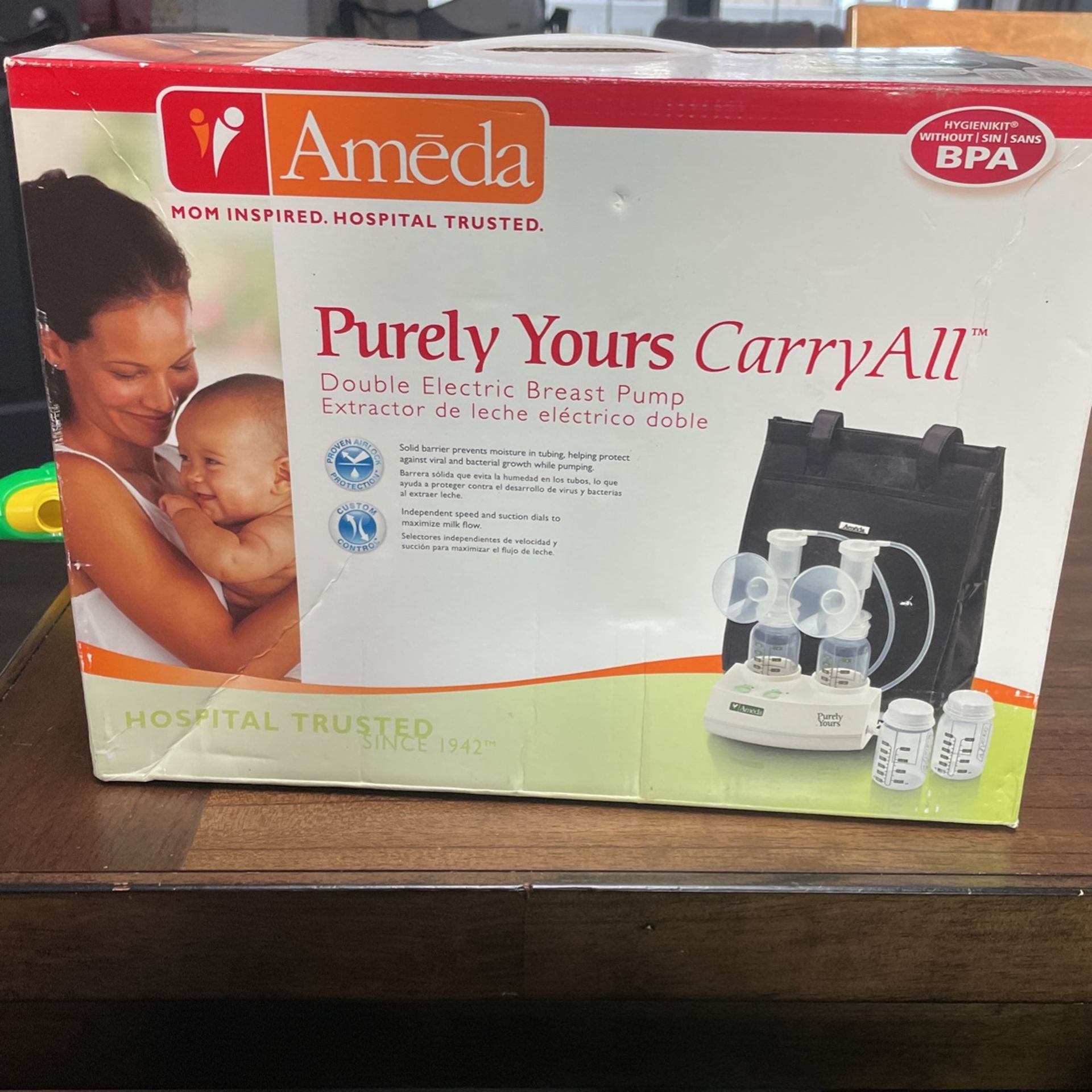 New Ameda Purely Yours CarryAll Electric Breast Pump