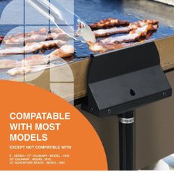 Rear Grease Drainage System for Blackstone Griddle, Equipped with Enclosed Grease Catcher Funnel, Blackstone Griddle Accessory