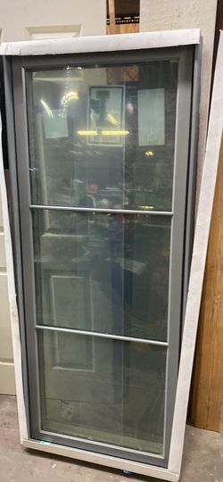 Lincoln Window.   30x72 Metal Clad Wood Interior Casement  Window 