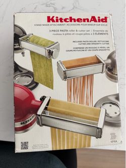 KitchenAid Stand Mixer Attachment, 3-Piece Pasta Roller & Cutter Set