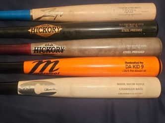 Marucci old hickory wood baseball bats chandler zinger