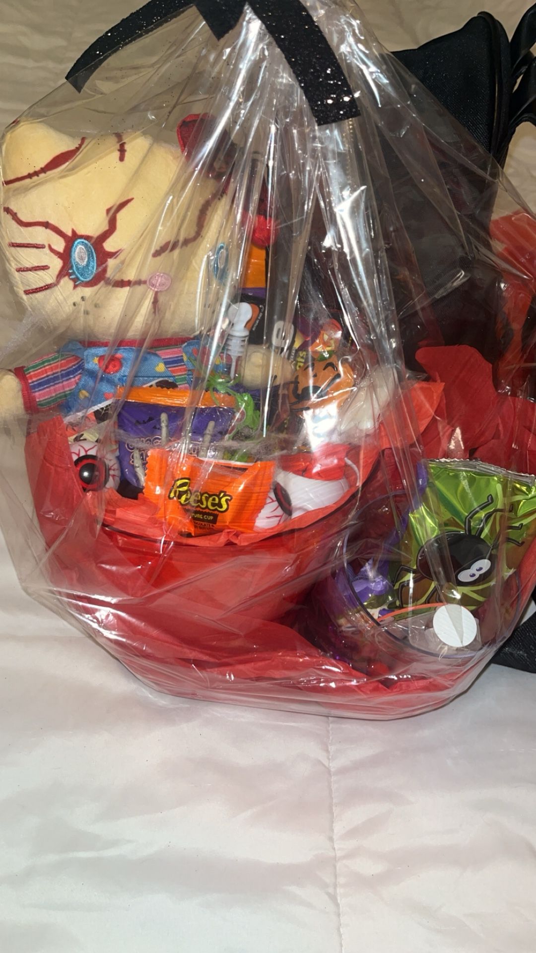 Halloween Boo Basket With Chucky Hello Kitty