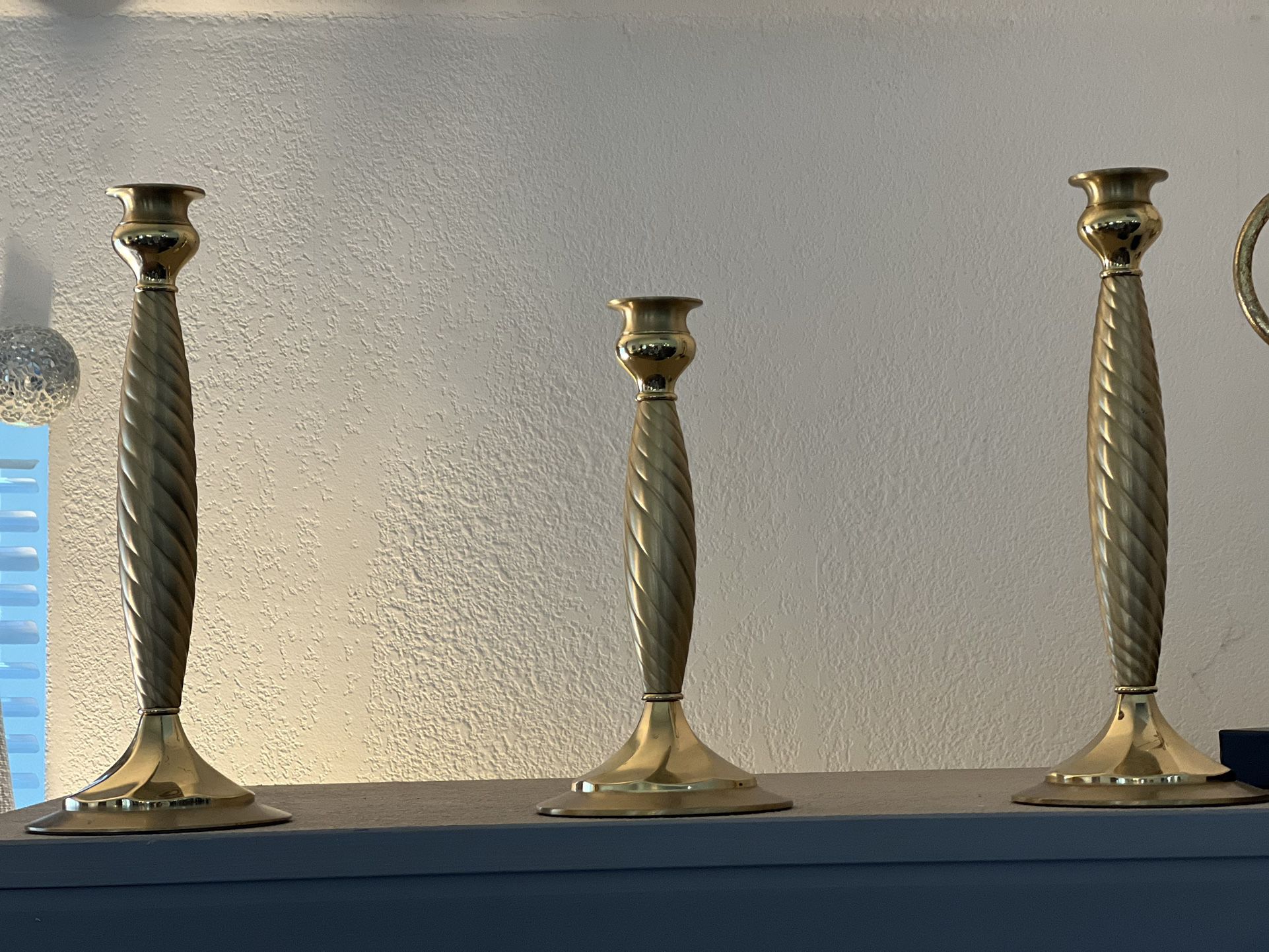 Gold /Brass Candle Holders