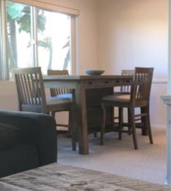 Rustic 4-Person Dining Set