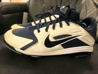 Nike Huarache ELT College Navy/White Baseball Metal Cleats Size 11