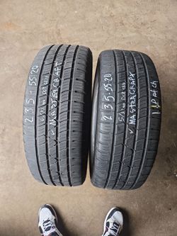 235/55/20 Mastercraft courser 2 for $40 5&6/32nd 1patch Dot# 0823