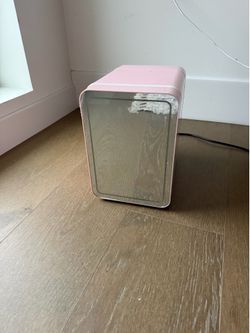 Mini pink  refrigerator