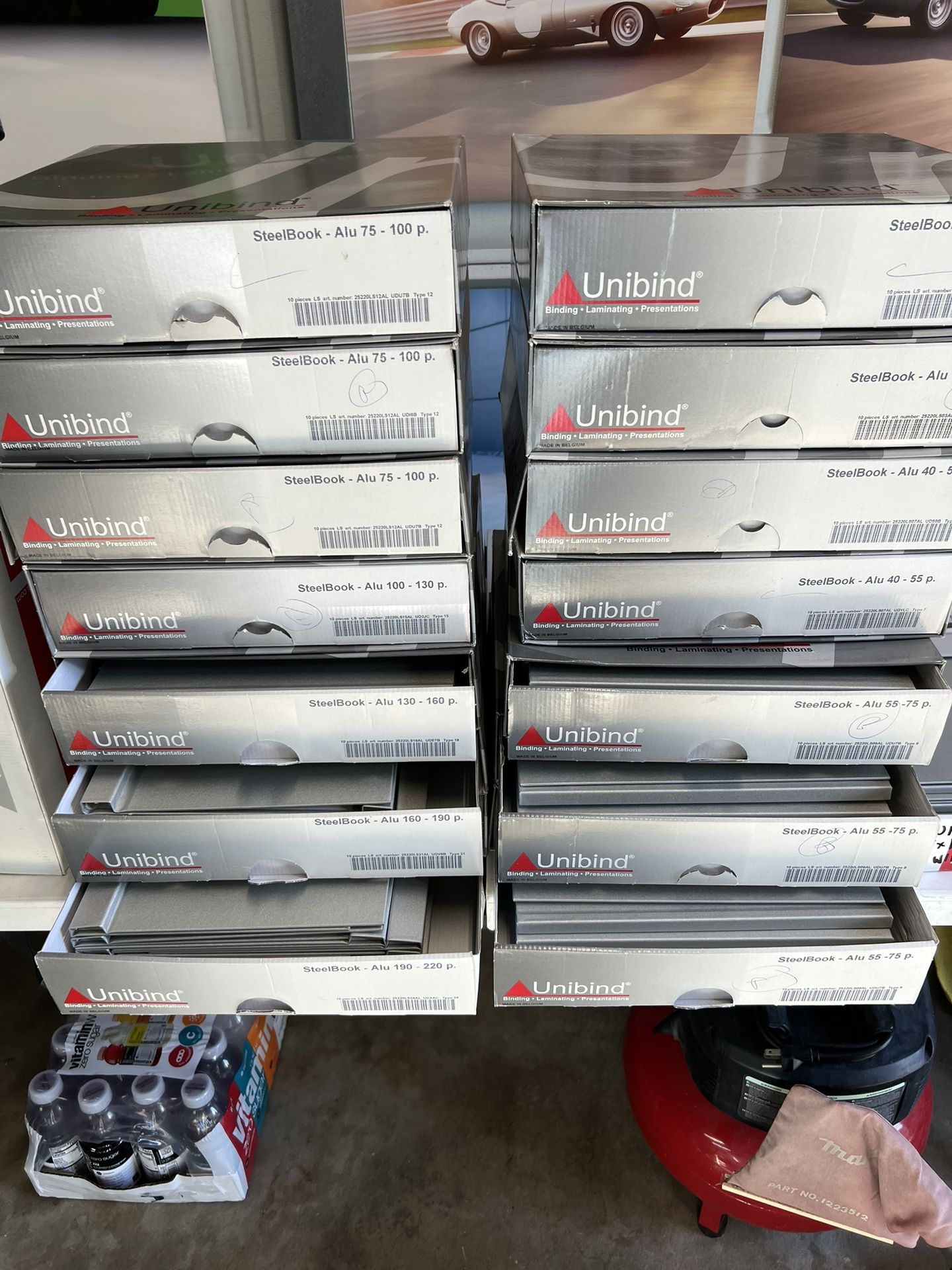 Unibind SteelBook Aluminum Hard Cover Books