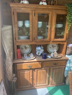 wooden kitchen sideboard