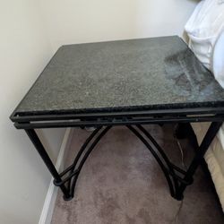 Granite Square End Table