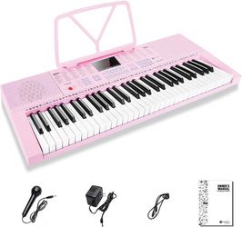 New 61 Keys Piano Keyboard, In Box