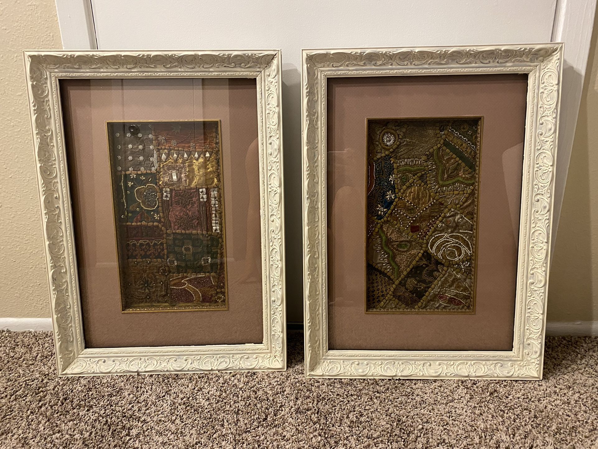 Two Framed Art Pieces 