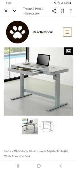 Tresanti Glass Top Desk.. Ready To Goooooi