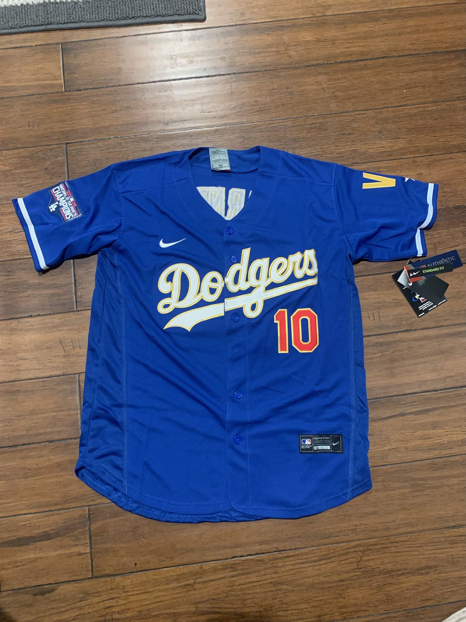 Justin Turner Dodgers Jersey #10 Blue World Series