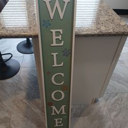 WELCOME SIGN HANDMADE