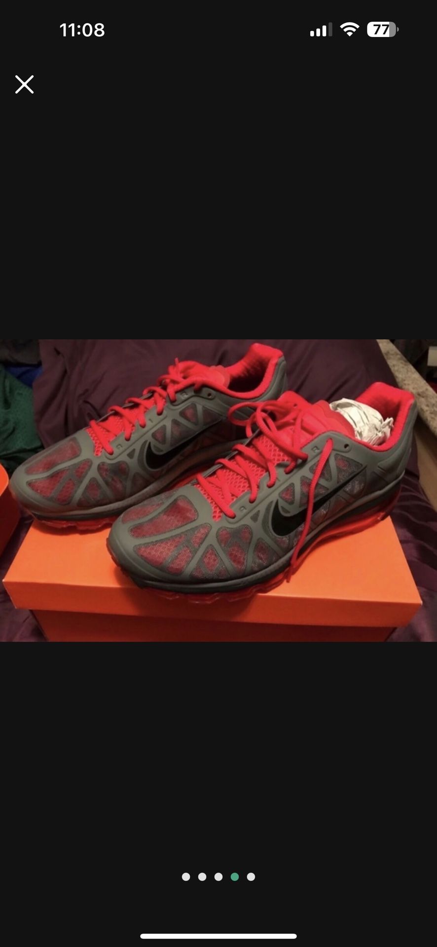 AirMax 360 Red & Grey