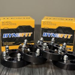 Dynofit Wheel Adapters 5x4.5 to 5x5 - 1.25", 71.5mm Hub, 4PCS - New