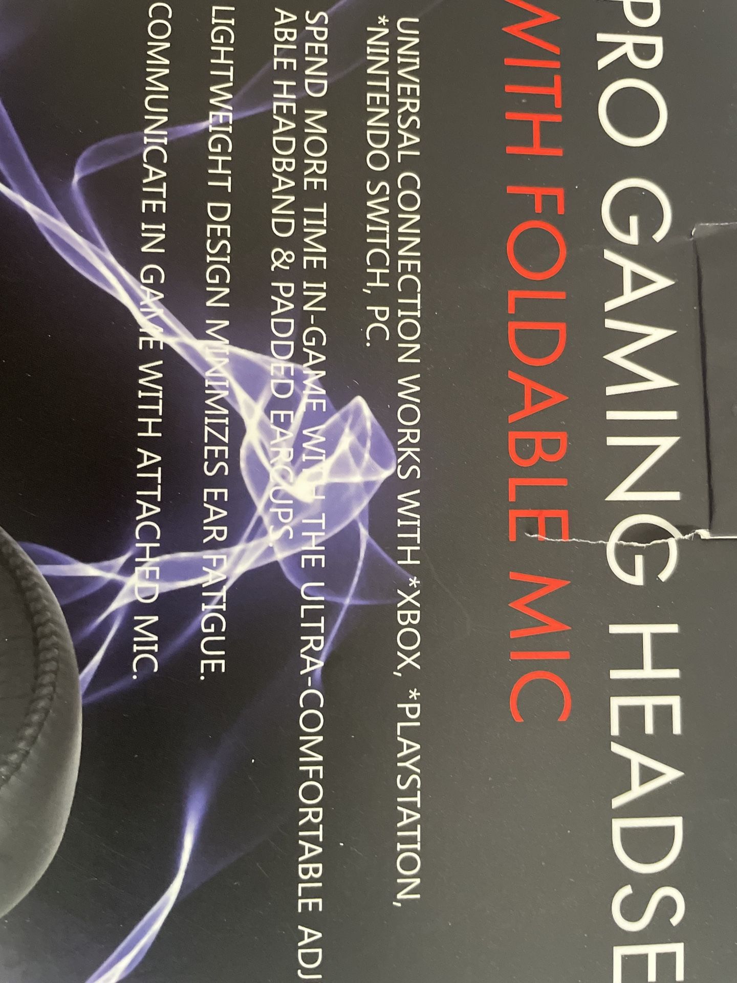 Lvlup Pro Gaming Headset With Foldable Mic Ps4, Ps4 Pro, Xbox One & Pc