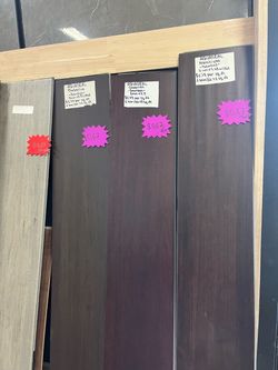 Aquaseal Water resistant Bamboo flooring 0.67 cents