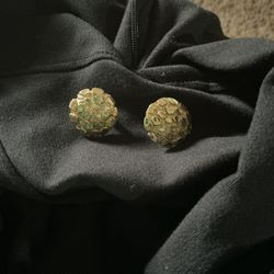 10k Gold Nugget Earrings 