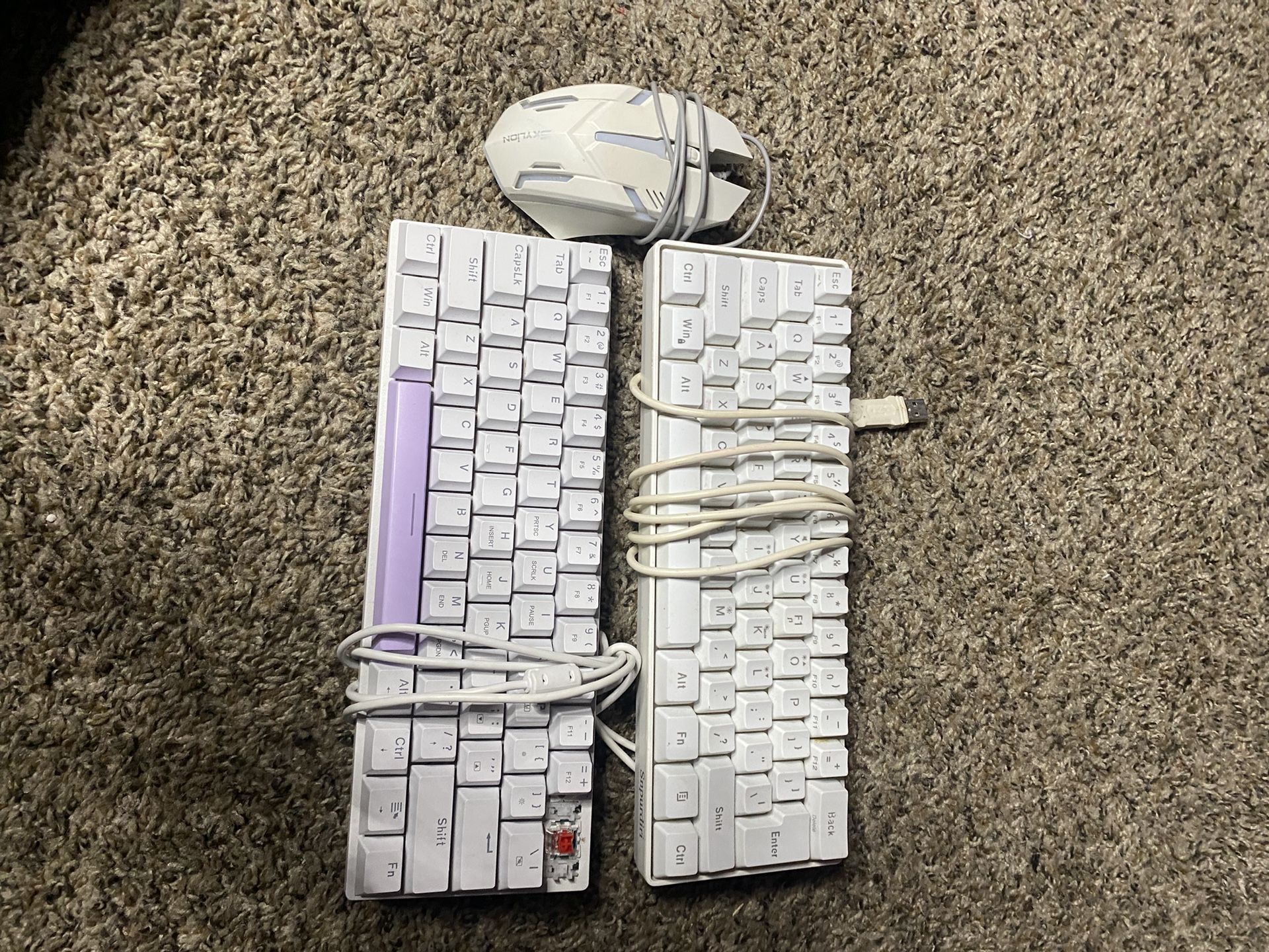 keyboards and mouse