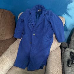 Vintage Karen Petites Wool Trench Coat