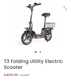 T3   Folding   Utility   Electric Scooter
