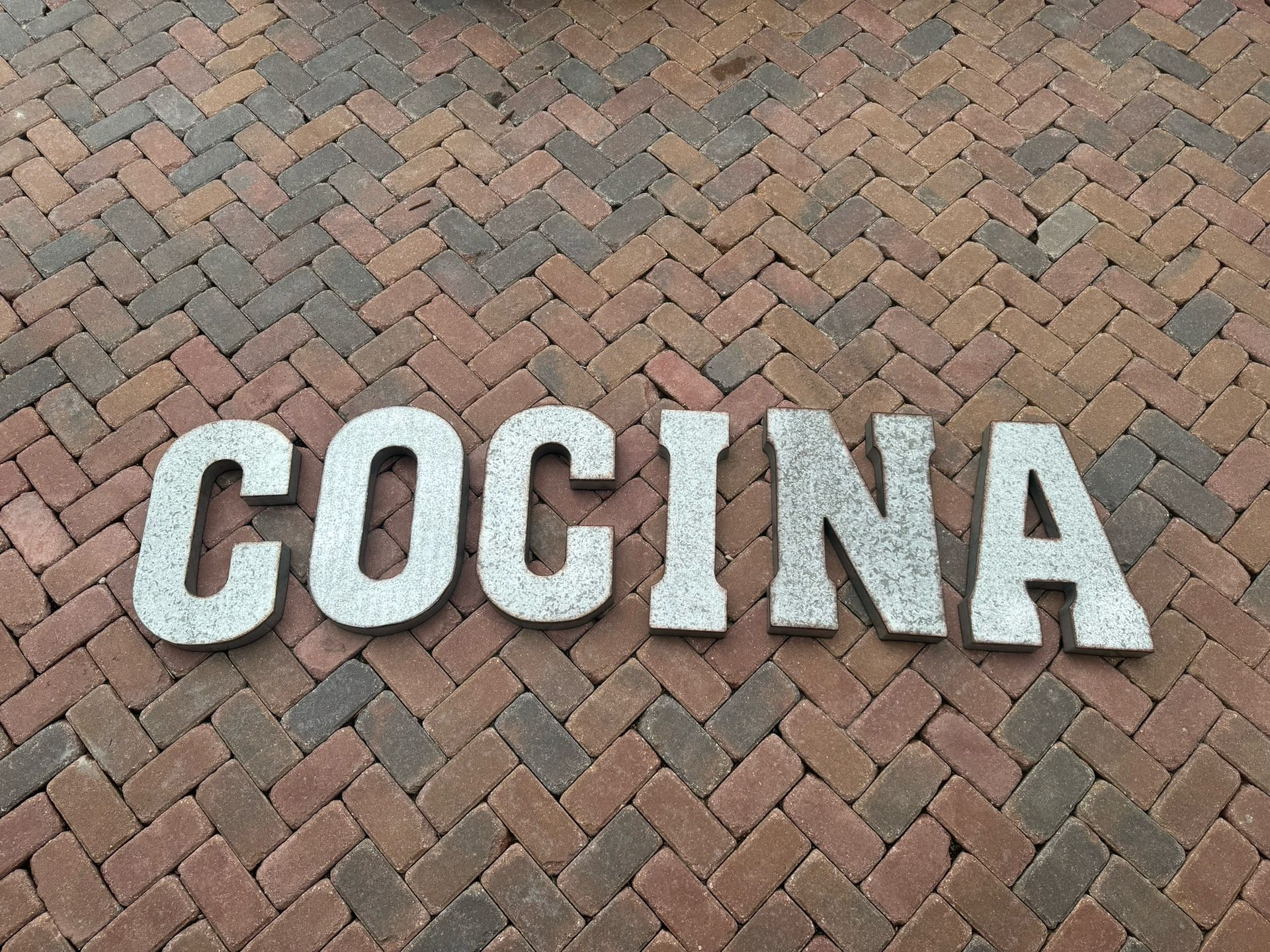 Metal Letters - COCINA