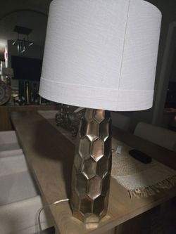 2 gold lamps in good  shape