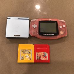 Nintendo Gameboy Advance Sp Pokemon Games