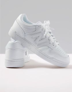 New Balance 480 All White Sneakers – New