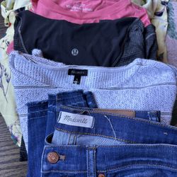 Lot Of Women’s Clothes Madewell lululemon Eileen Fisher