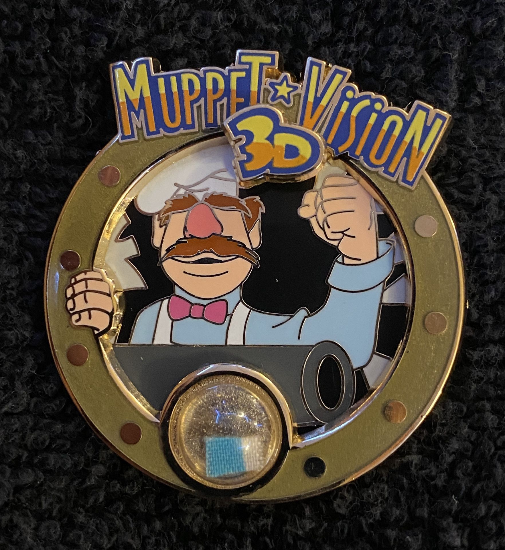 Disney Pin #199, LE (1500), 2014, A Piece of Disneyland Resort History, Muppet Vision 3D