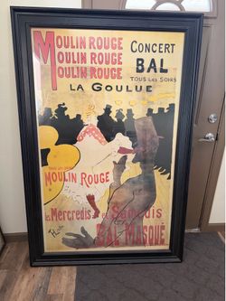 Moulin Rouge framed poster