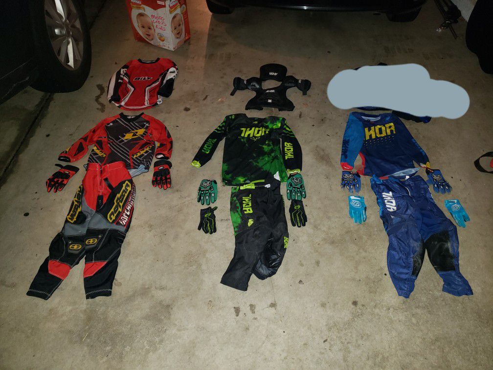 Kids Motorcycle motocross riding gear
