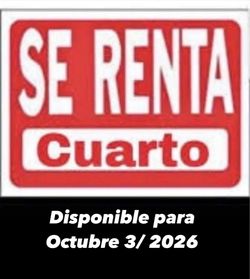 Cuarto disponible
