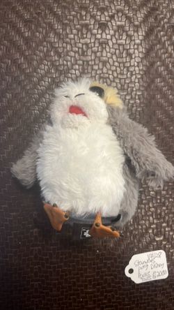 Disney Parks Star Wars Porg Talking Magnetic Shoulder Plush