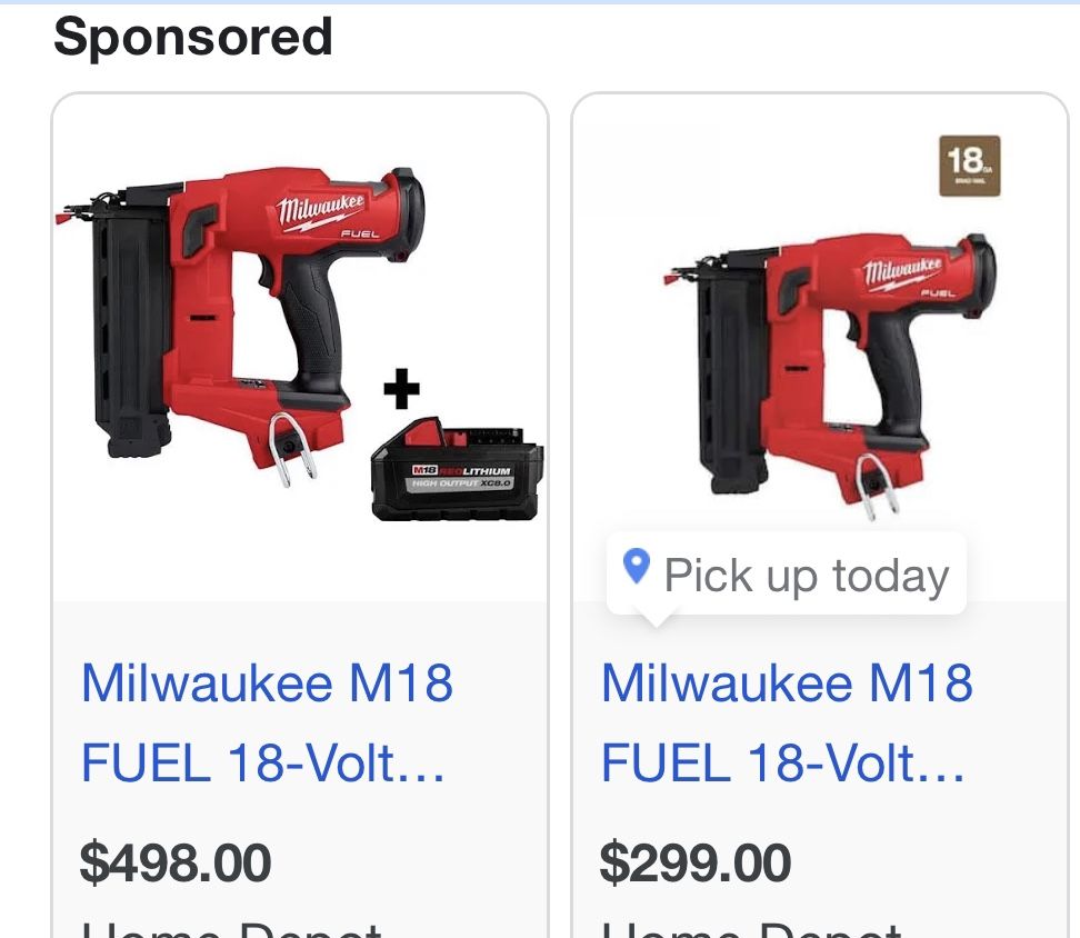 Milwaukee Brad Nailer for Sale in Rancho Cucamonga, CA OfferUp