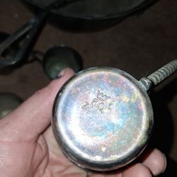 Silver punch Bowl N Juice Cups Antique 