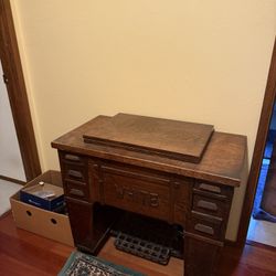 Antique Rotary Sewing Table
