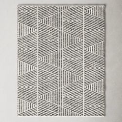 Silva Geometric and Striped Indoor / Outdoor Area Rug, 5’4”x7’