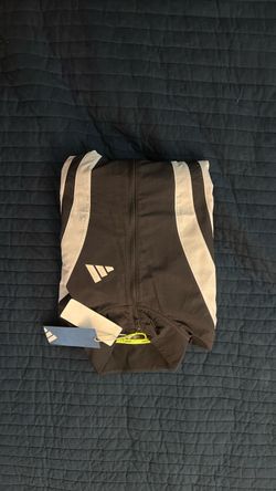 Adidas Track Jacket Black and White SIZE SMALL