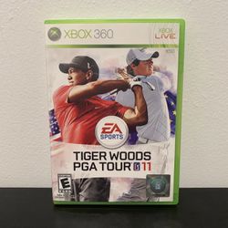 Tiger Woods PGA Tour 11 Xbox 360 Like New CIB w/ Manual Rory Mcllroy Video Game