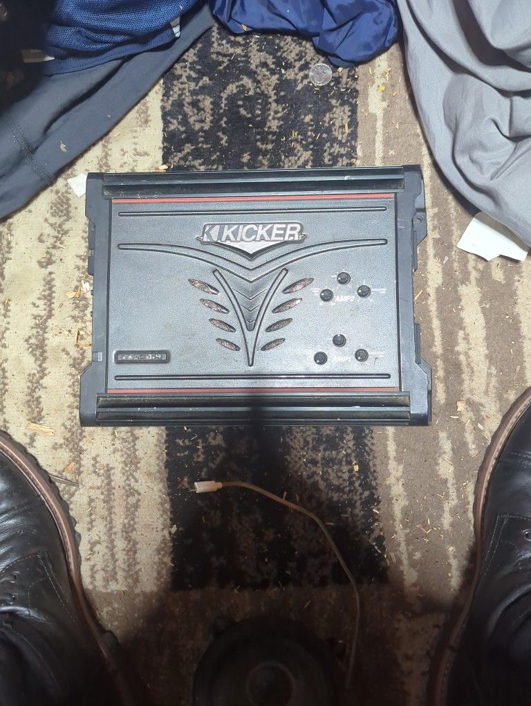 Kicker ZX350.4 4 Channel Amplifier Bridgeable