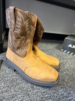 Ariat Western Cowboy Work Boots Size 10.5