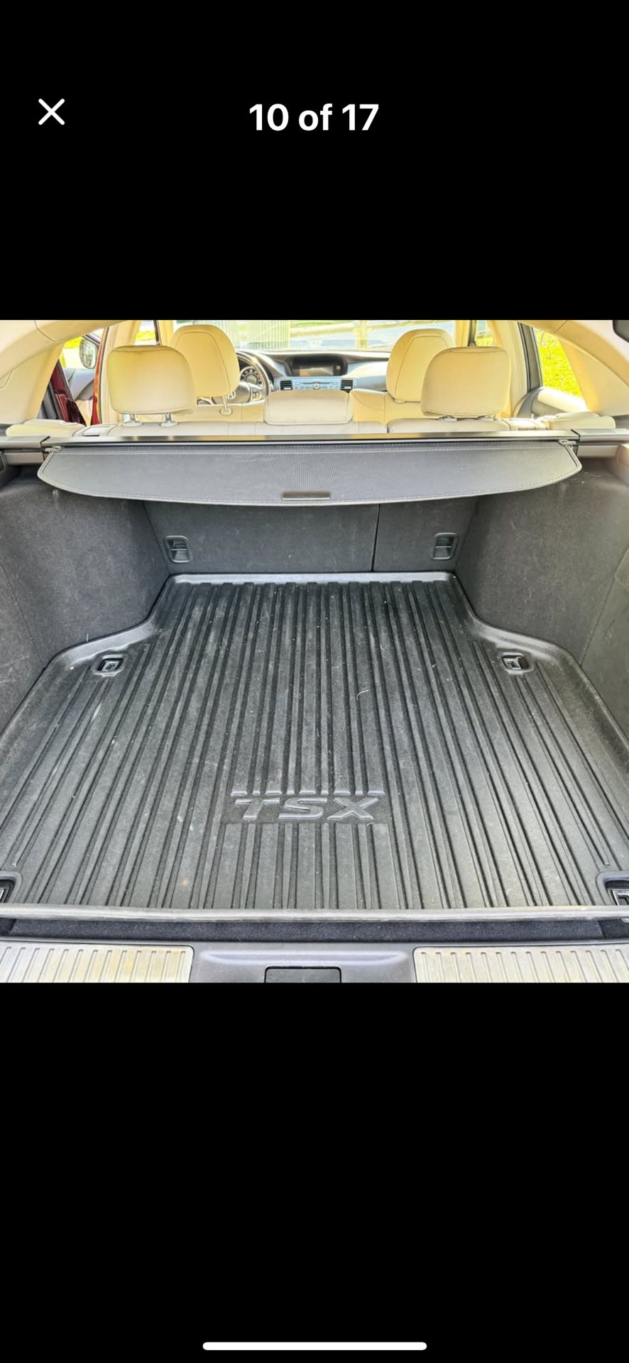 ACURA TSX WAGON OEM RUBBER CARGO MAT 2011 2012 2013 2014 RARE DISCOUNTED 