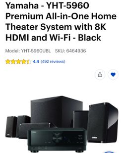 Yamaha 5.1 Surround system