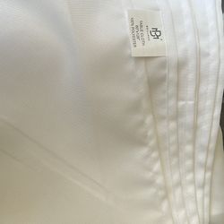 (4) White Rectangle Table Cloths