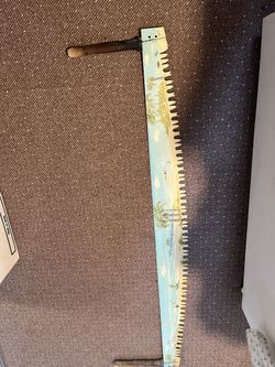Painted 6 Foot Saw 
