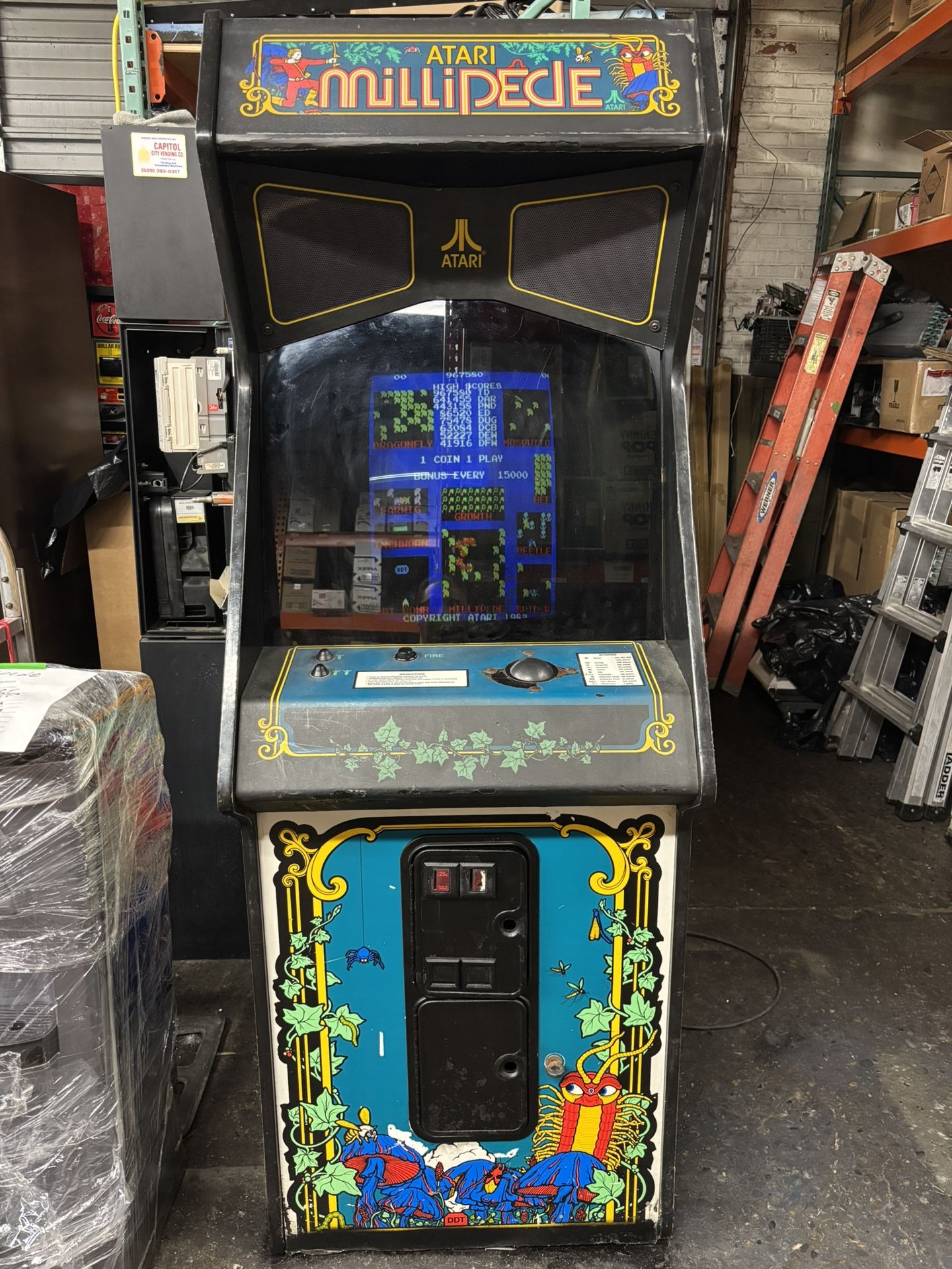 Millipede Arcade Game